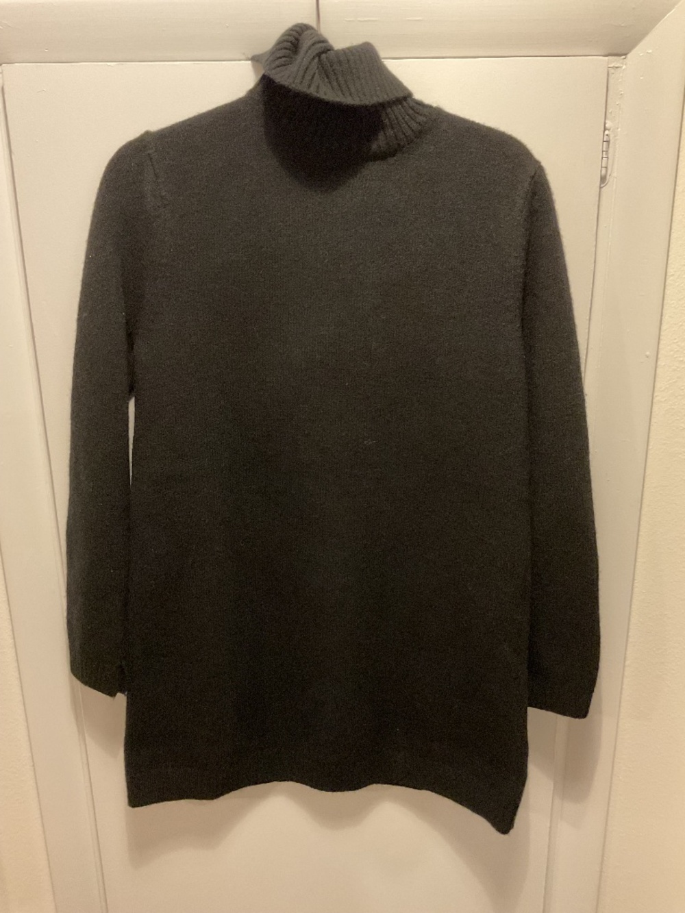 Zara Black Turtleneck Sweater Dress, Size Small